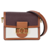 Mini Dauphine, &pound;1,200, Handbags, Brown/White, Leather, Front view